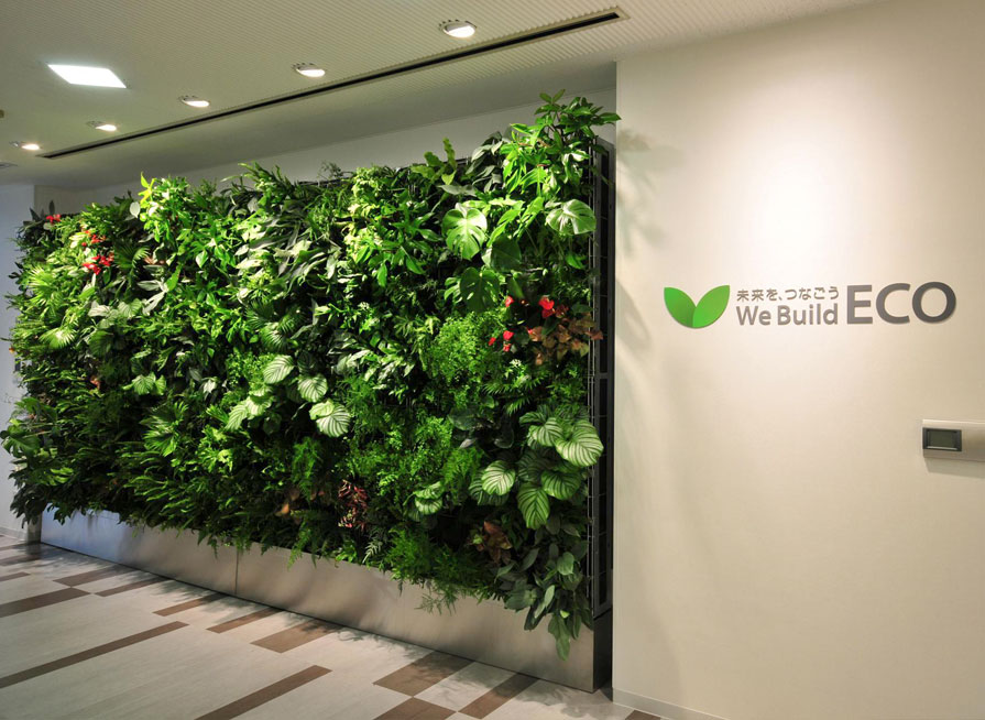 mur végétalisé Eco green